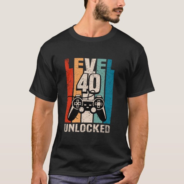 Upplåst 40-ofärgad bildspelsstyrenhet 40t t shirt (Framsida)