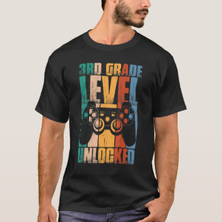 Upplåst Back to school-spelskontakt på tredje Klas T Shirt