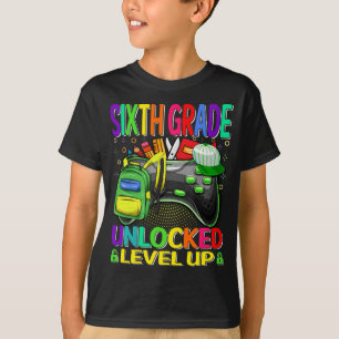 Upplåst bildspel på sjätte Klassen T Shirt