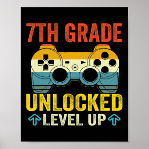 Upplåst byte för upplåsta videospel i 7:e Klass ti Poster