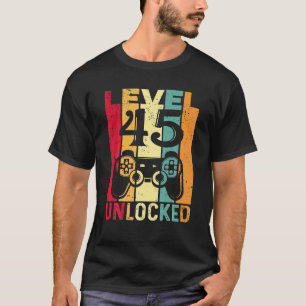 Upplåst Fantastisk 1978-videospel på nivå 45:e T Shirt