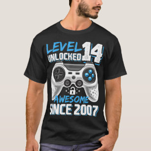 Upplåst Fantastisk 2007-videospel på nivå 14, 1 T Shirt