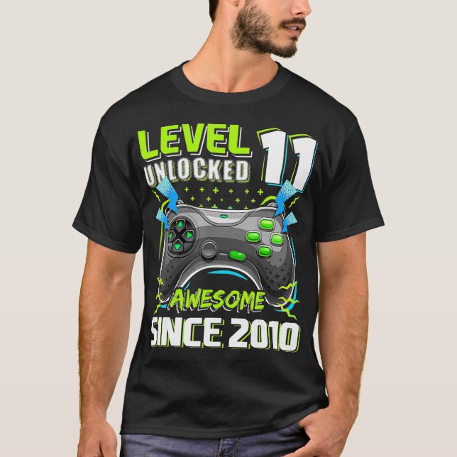 Upplåst Fantastisk 2010-videospel på 11:e BIR T Shirt (Framsida)