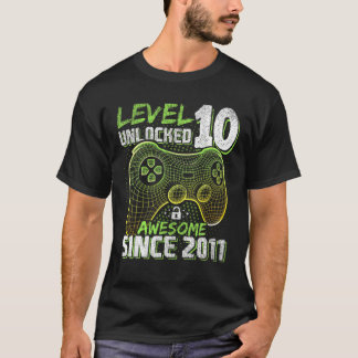 Upplåst Fantastisk 2011-videospel på nivå 10:e BIR T Shirt