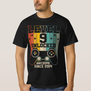 Upplåst Fantastisk 2014 Boy Video Game 9 B T Shirt