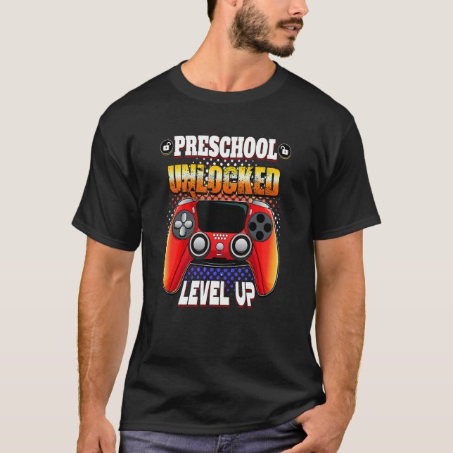 Upplåst löv för Back to school i videospelarförsko T Shirt (Framsida)