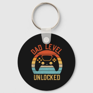 Upplåst på pappa-nivå - Spelet Älskare Gamer snart Nyckelring