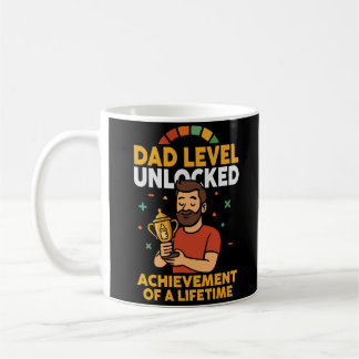 Upplåst pappa-nivå - Lustigt Far-dagsljus Kaffemugg