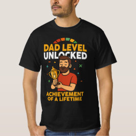 Upplåst pappa-nivå - Lustigt Far-dagsljus T Shirt