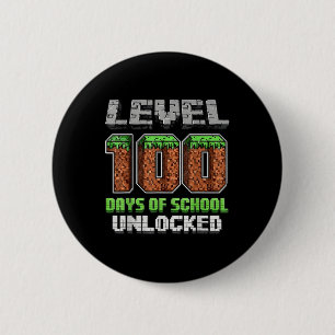 Upplåst pixelvideospel på 100 dagar i skolan knapp