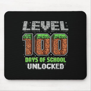 Upplåst pixelvideospel på 100 dagar i skolan musmatta