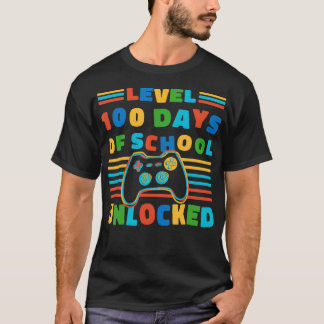 Upplåst retro 100 dagar i skolan 100 dagar t shirt