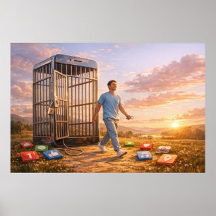 Upplåst sinne i Digital gryning Poster