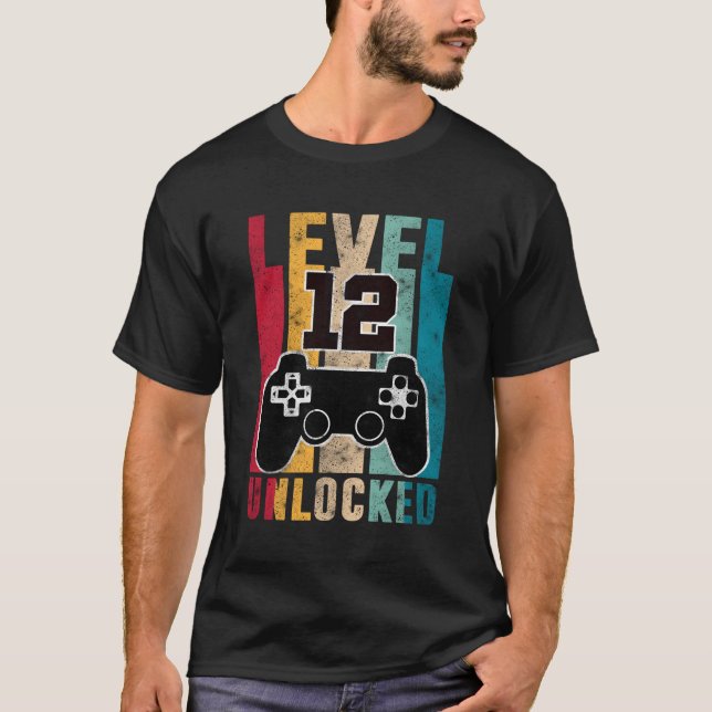 Upplåst spel för 12 spelare i 12:e t shirt (Framsida)
