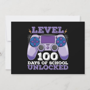 Upplåst spel i skolan i 100 dagar inbjudningar