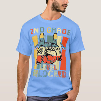 Upplåst spel på 2:a Klass tillbaka t Shirt