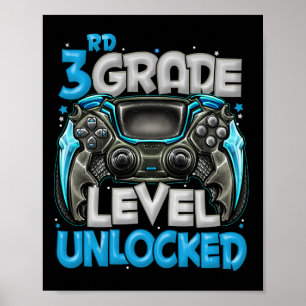 Upplåst spel på tredje Klass-nivå på tredje Klass Poster