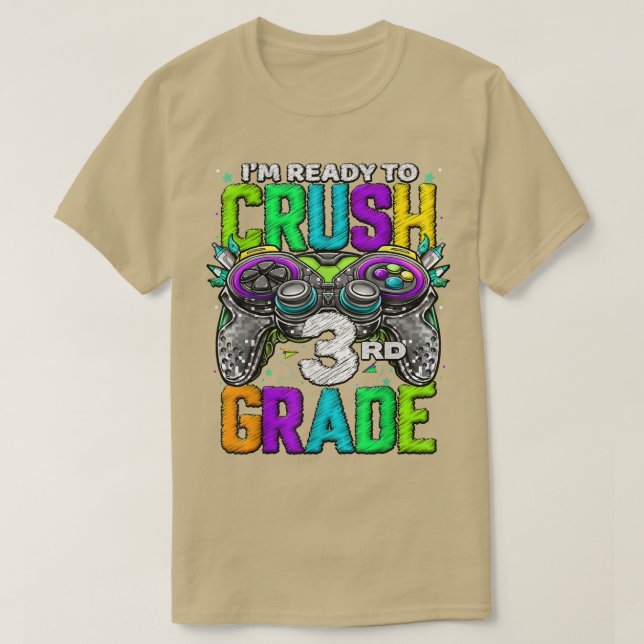 Upplåst spel på tredje Klass-nivå på tredje Klass  T Shirt (Design framsida)