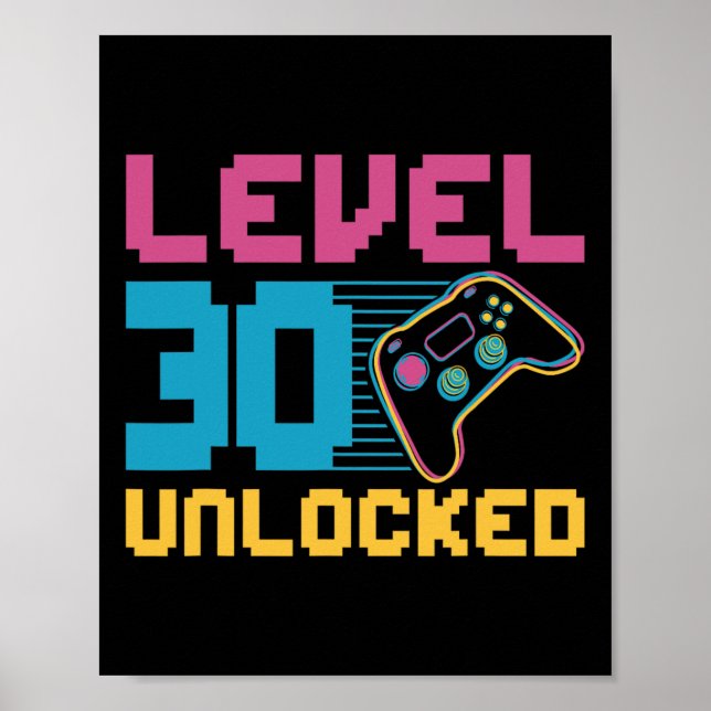 Upplåst spelande på nivå 30 poster (Framsidan)