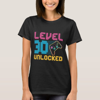 Upplåst spelande på nivå 30 t shirt