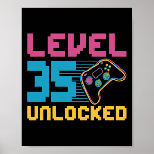 Upplåst spelande på nivå 35 poster