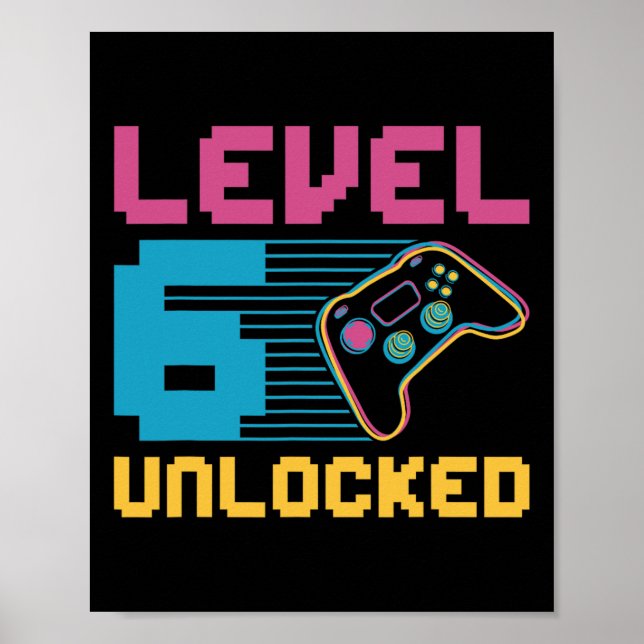 Upplåst spelande på nivå 6 poster (Framsidan)