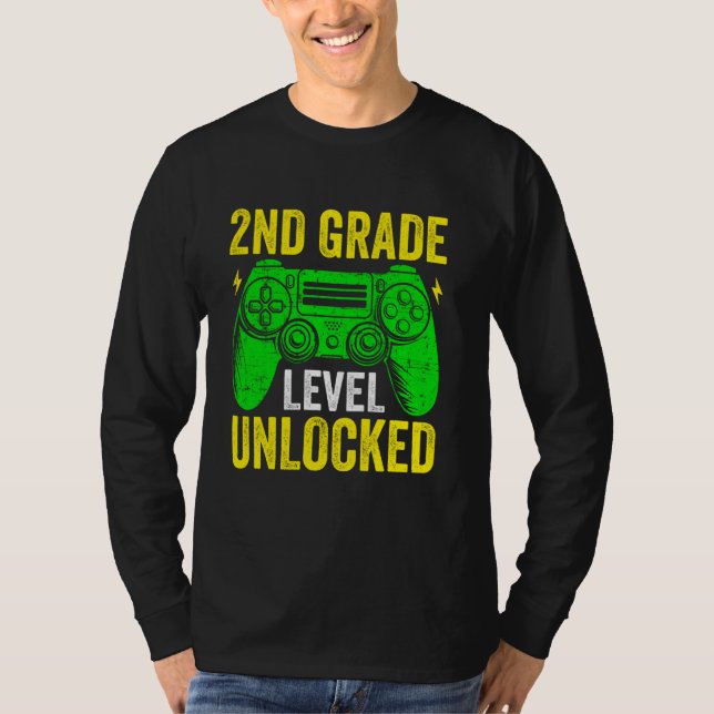 Upplåst spelstyrenhet på andra Klass-nivå, första  T Shirt (Framsida)