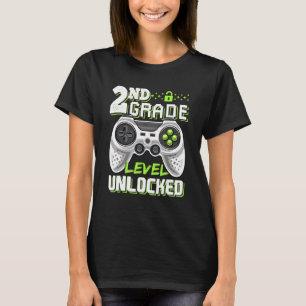 Upplåst videospel på andra Klass-nivå Back to scho T Shirt