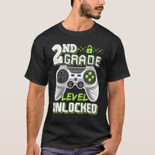Upplåst videospel på andra Klass-nivå Back to scho T Shirt