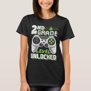 Upplåst videospel på andra Klass-nivå Back to scho T Shirt