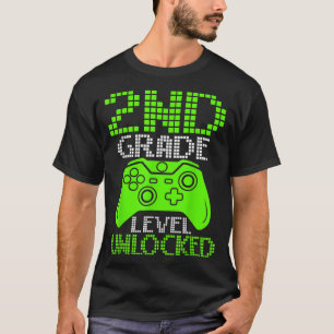 Upplåst videospel på andra Klass-nivå Back to scho T Shirt