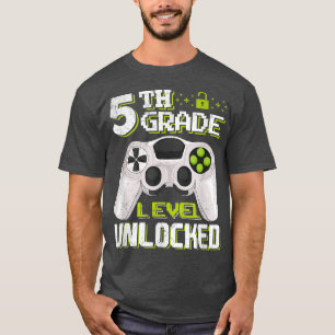 Upplåst videospel på femte Klass-nivå Back to scho T Shirt
