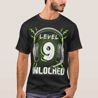 Upplåst videospel på Nionde födelsedagen - spel på T Shirt