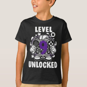 Upplåst videospel på Nionde födelsedagskorgen Gi T Shirt