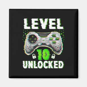 Upplåst videospel på nivå 10 10 år gammal pojke 10 magnet