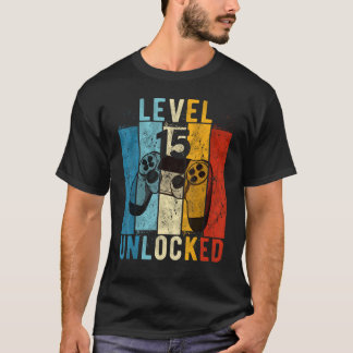 Upplåst videospelare på 15 års nivå, 15:e bir t shirt