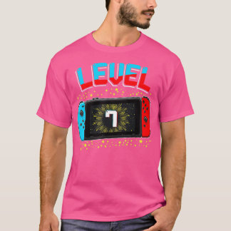 Upplåst videospelslov för 7:e 7 - födelsedag t shirt