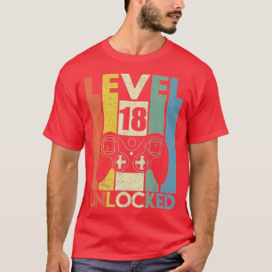 Upplåsta 18-tums födelsedagsgåvor t shirt