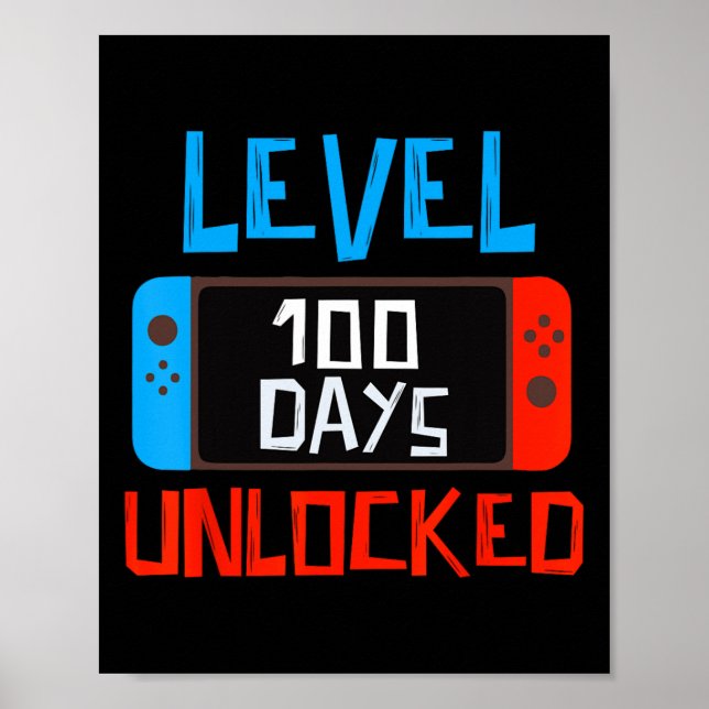 Upplåsta spel i skolan på 100 dagar - 10 dagar poster (Framsidan)