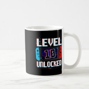 Upplåsta spelrum på nivå 10 10:e födelsedagsgåvor kaffemugg