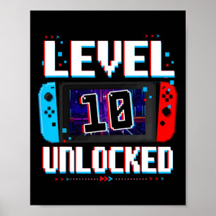Upplåsta spelrum på nivå 10 10:e födelsedagsgåvor poster