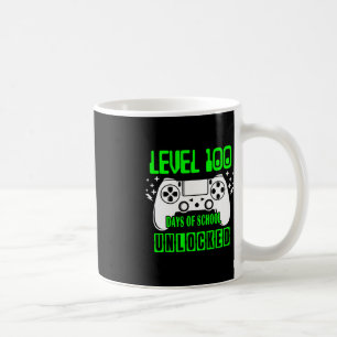 Upplåsta videospel på 100 dagar i skolan kaffemugg