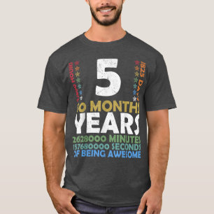 Upplåsta videospel på nivå 5, femte Födelsedagsfes T Shirt