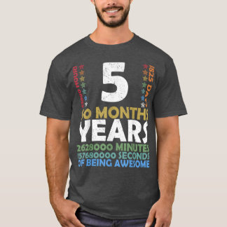 Upplåsta videospel på nivå 5, femte Födelsedagsfes T Shirt