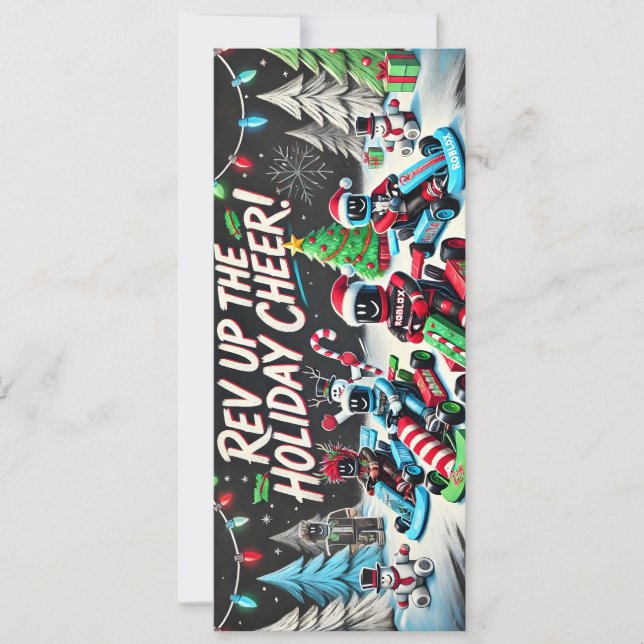 Upplev Cheer! Julkort för coolans Tävla (Framsida)