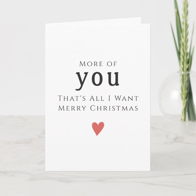 Upplev det moderna julhälsningens magi kort (Framsida)