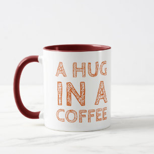 Upplev en kram i en kaffe och sikta på komfort. mugg