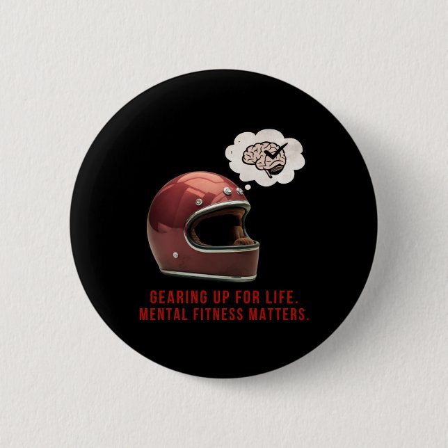 Upplev för livet. Mental Fitness S Sticker Knapp (Framsida)