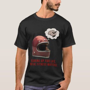 Upplev för livet. Mental Fitness S Sticker T Shirt