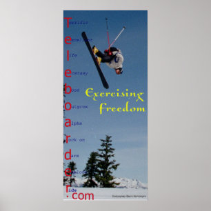 Upplev frihet poster